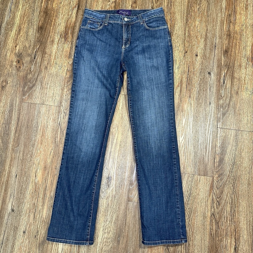 NYDJ Not Your Daughter's Jeans Womens 10 Straight Leg Lift Tuck 33x32 USA